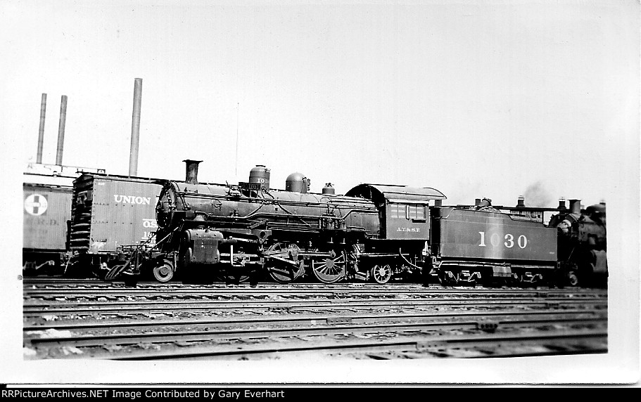 ATSF 2-6-2 #1030 - Atchison, Topeka & Santa Fe